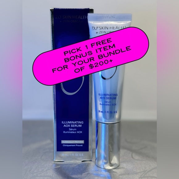 ZO Skin Health Illuminating AOX Serum -  NEW IN BOX EXP 6/28 travel size BONUS - Picture 2 of 7